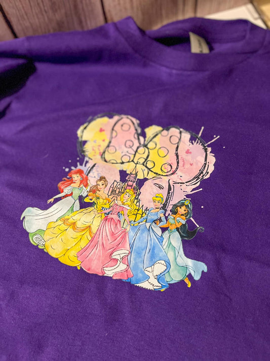 Disney Princess Watercolor (Kids Unisex)